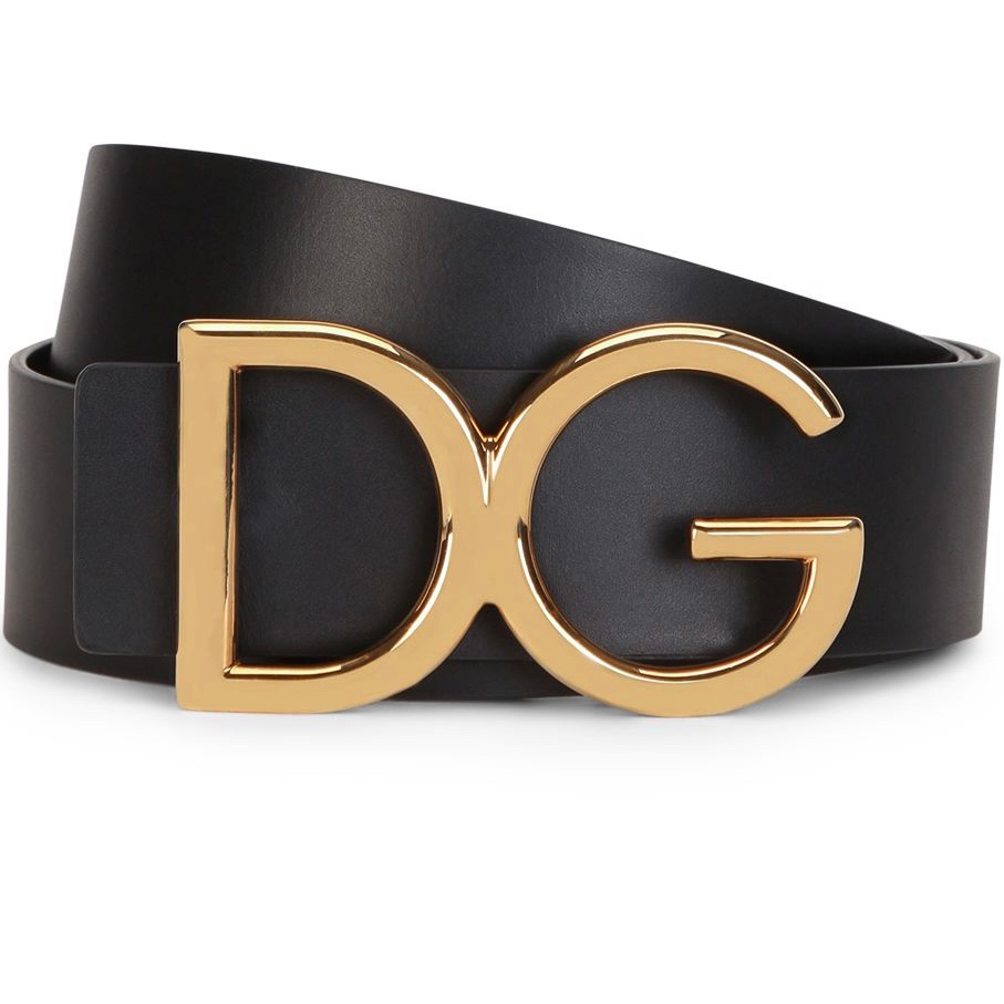 Nwt Dolce & Gabbana Men’s Logo Leather Belt